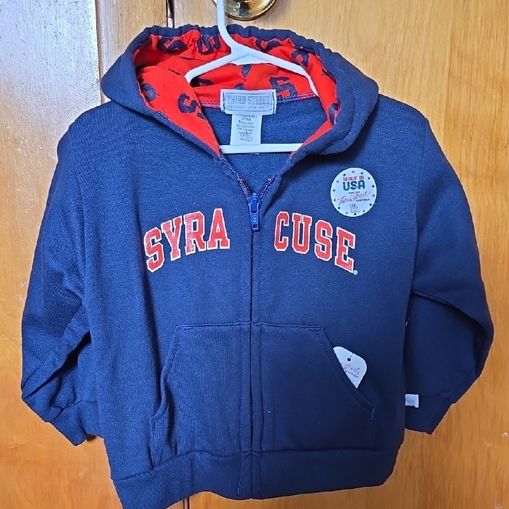 Syracuse Toddler Navy Blue Hoodie